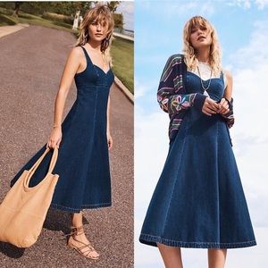 Anthropologie denim dress